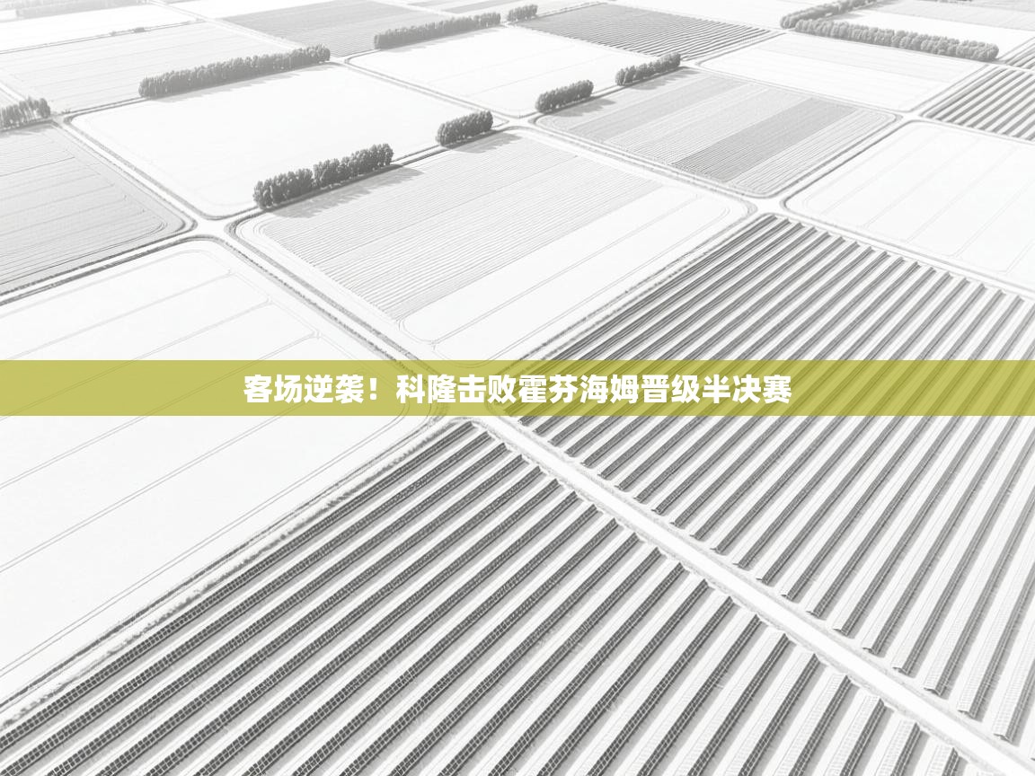 客场逆袭！科隆击败霍芬海姆晋级半决赛  第1张